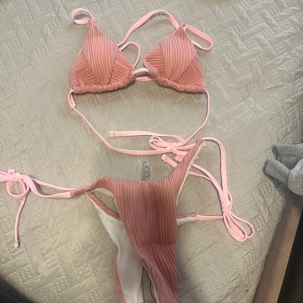 Shein pink bikini